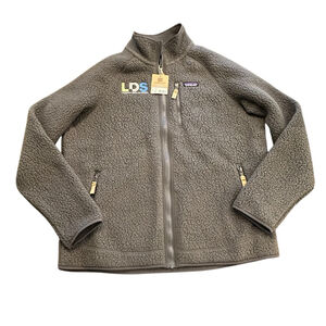 Patagonia Retro Pile Fleece Jacket Gray full zip